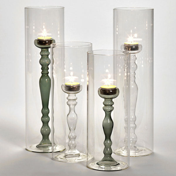 Vase / Bougeoir Hurricane de René Barba H30cm