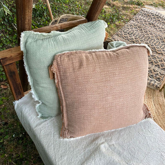 Plaid en gaze de coton, Caramel 130x190cm