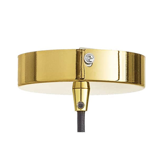 Suspension en verre green et gold