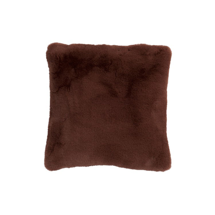 Coussin tout doux terracotta 45x45cm