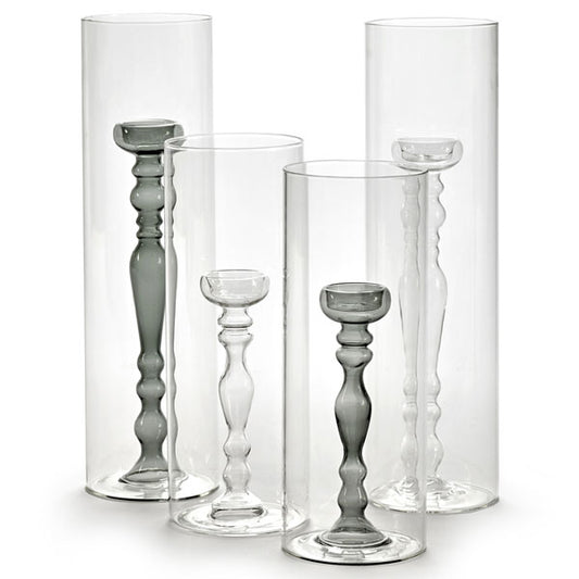 Vase / Bougeoir Hurricane de René Barba H30cm