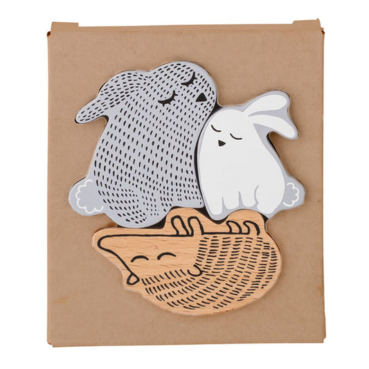 Drôles d'animaux en bois