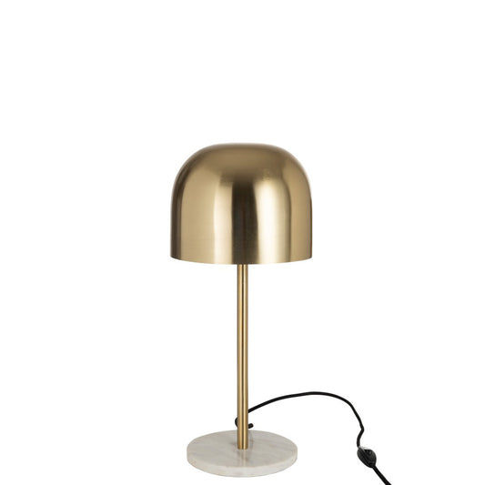 Lampe marbre / or