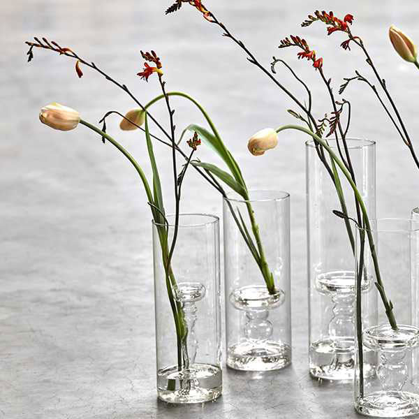 Vase / Bougeoir Hurricane de René Barba H30cm