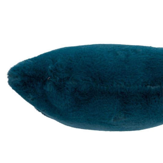 Coussin tout doux pétrole 45x45cm