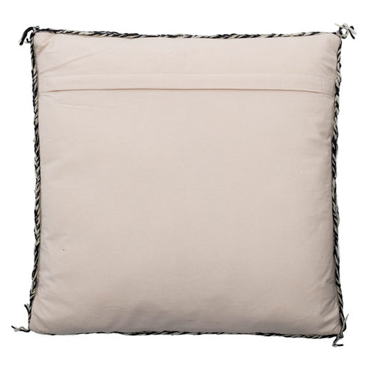 Coussin berbere noir et blanc 50x50cm