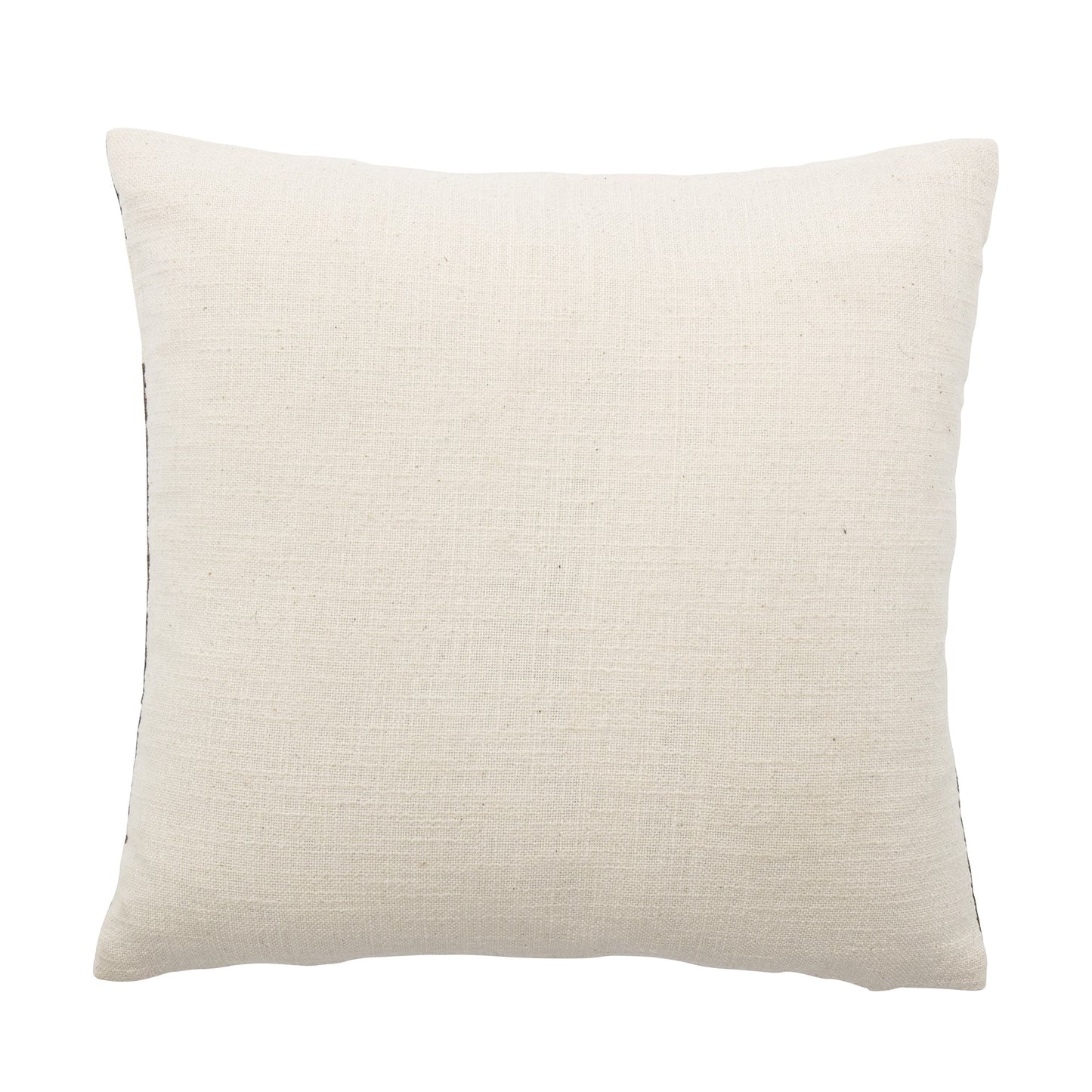 Coussin marron et beige