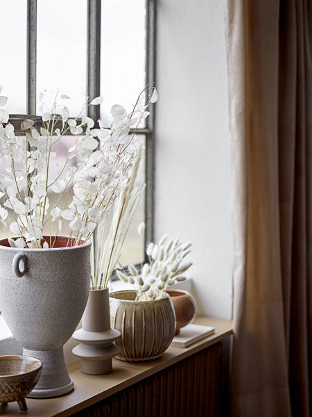 Vase nature gris/beige