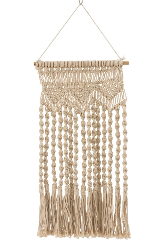 Décoration macramé en corde 70 x 33cm