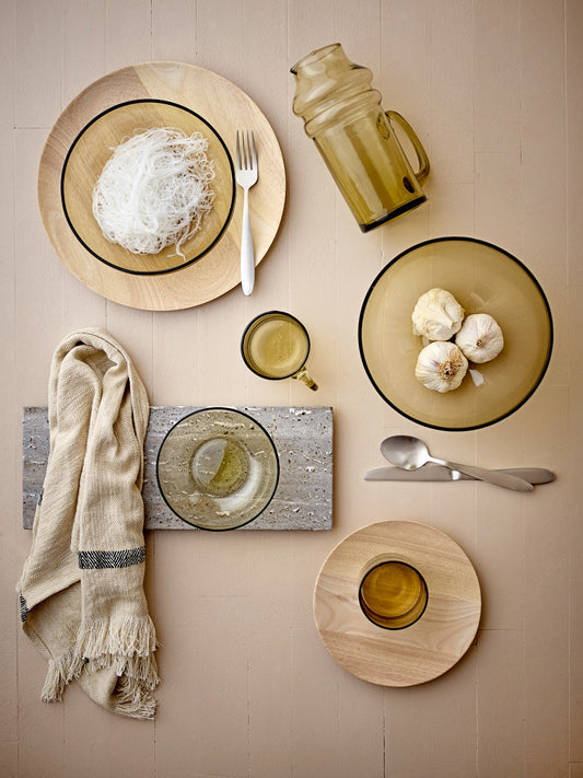 Assiette Nolia Nature Bois D'Hévéa Ø30cm