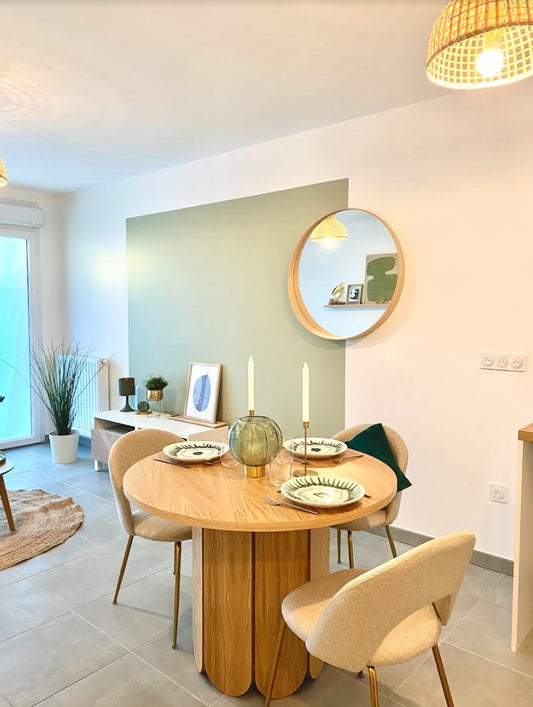 Assiette verte Ø28cm