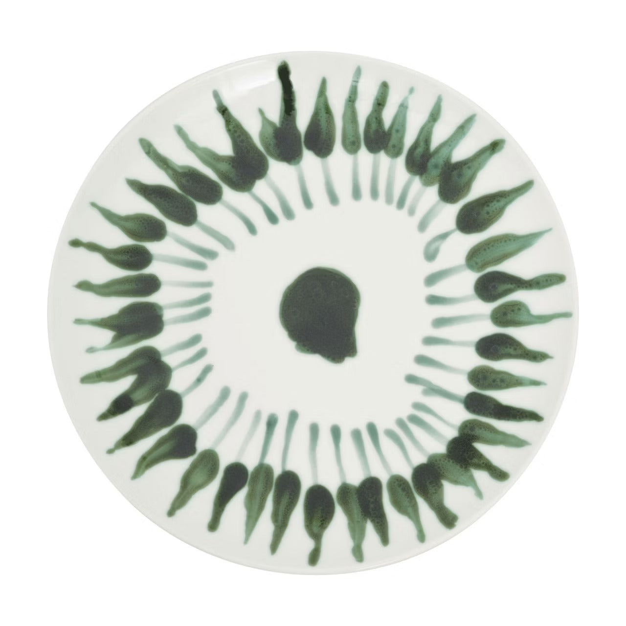 Assiette verte Ø28cm