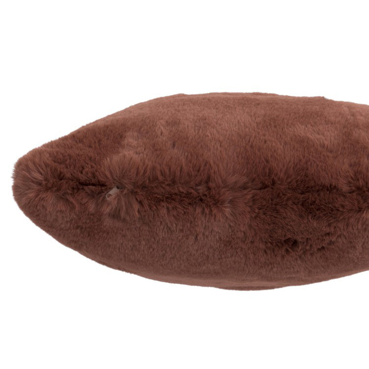 Coussin tout doux terracotta 45x45cm