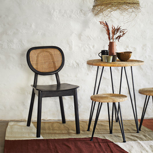 Tapis en coton tissé à la main prune 120x180cm