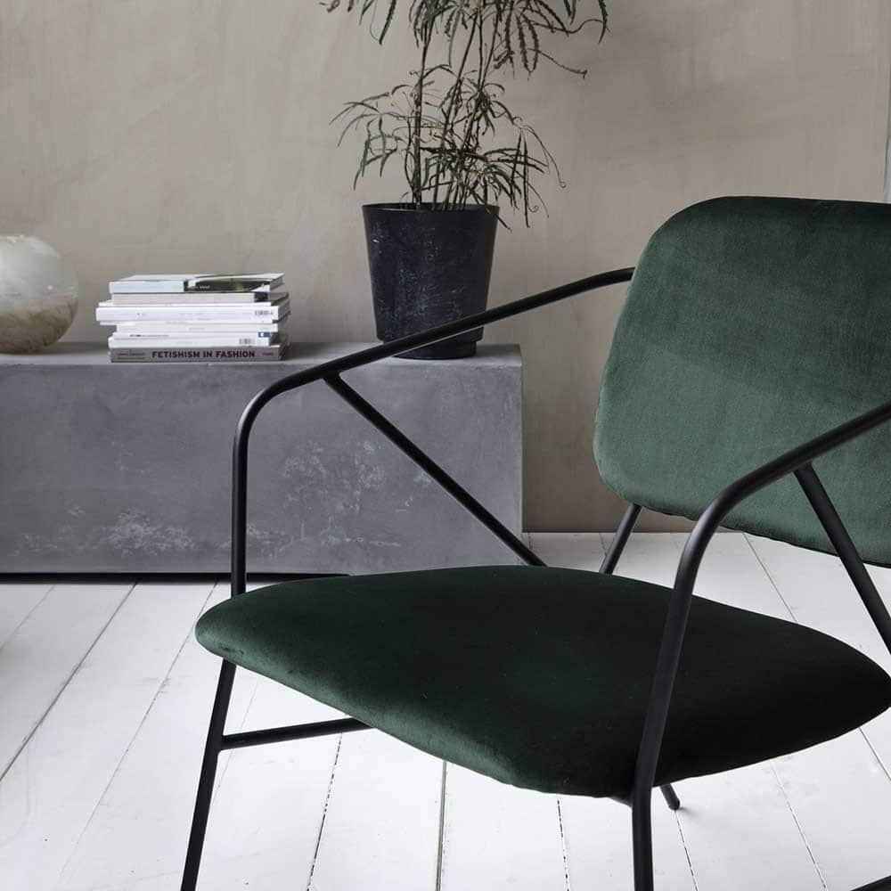Fauteuil vert
