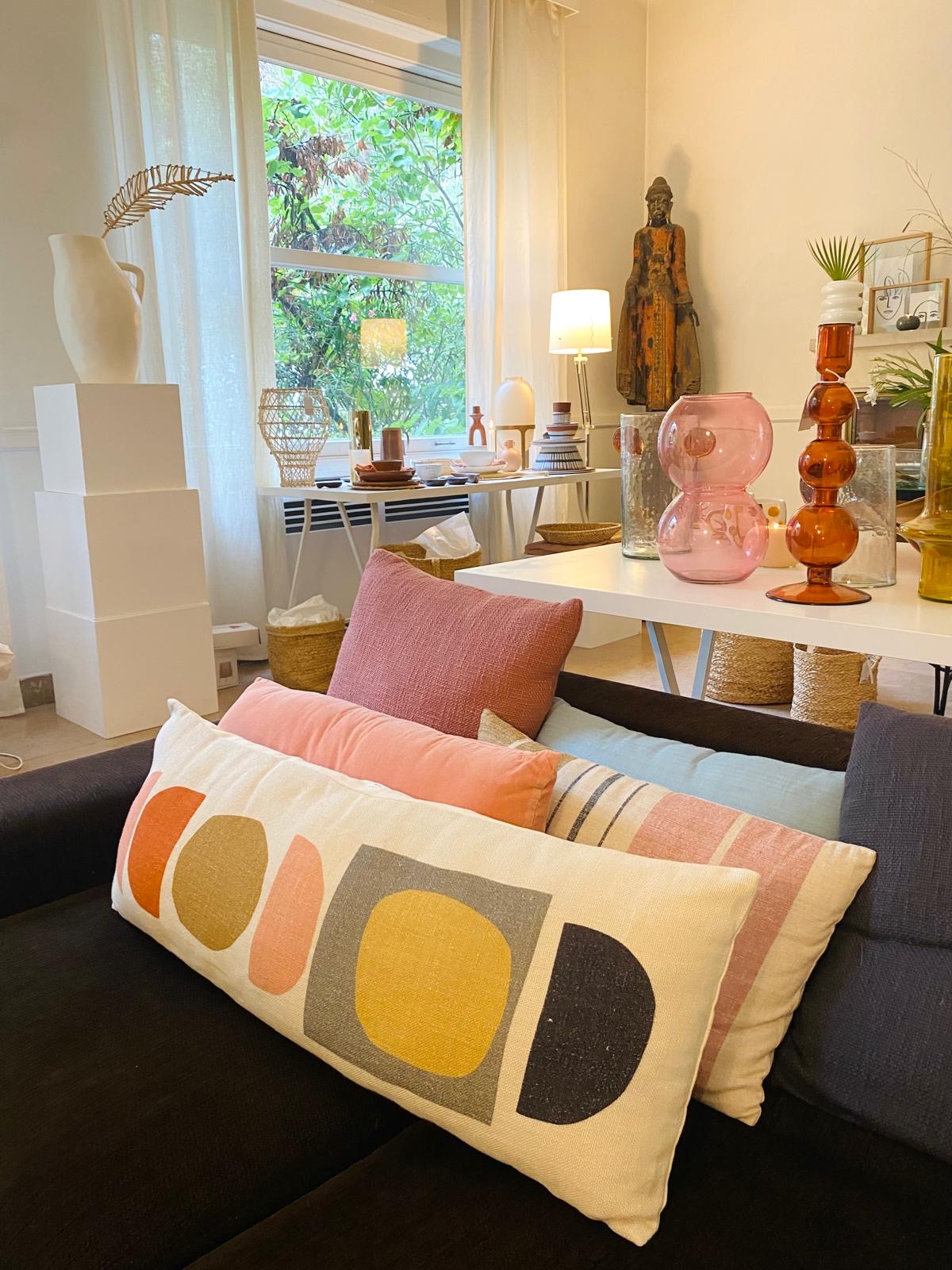 Coussin Dot coloré
