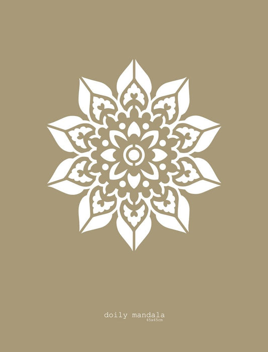 Pochoir mandala Petit modèle 45x45cm