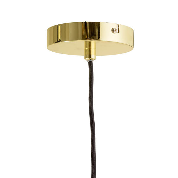 Suspension lumineuse avec vase incorporé