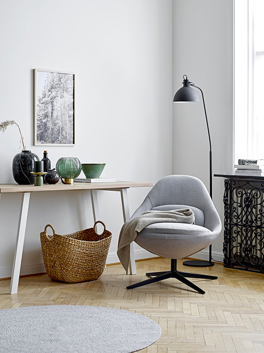 Vase feuille en verre green gold