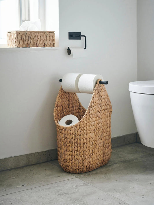 Porte-papier hygiénique avec panier
