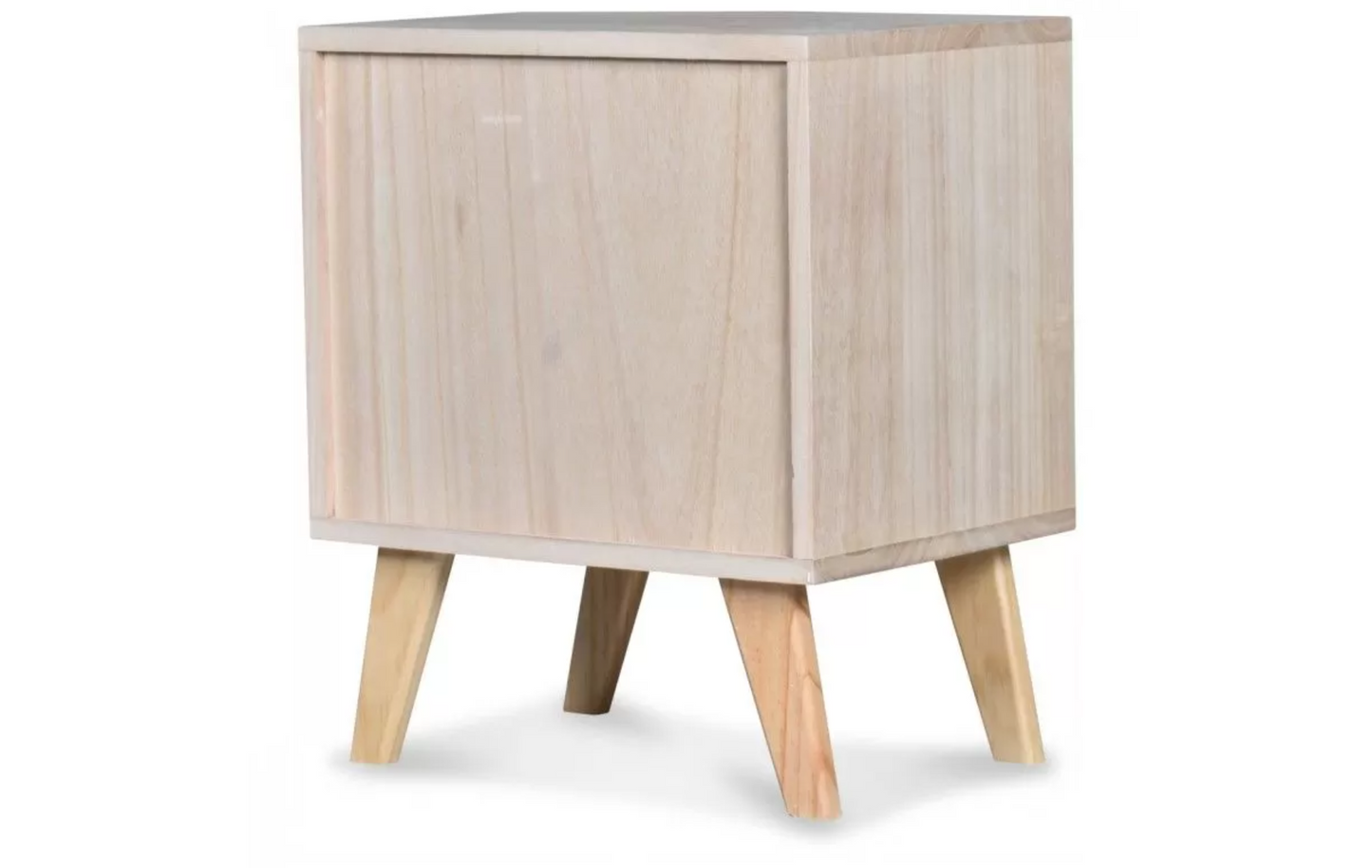 Table de chevet en bois naturel