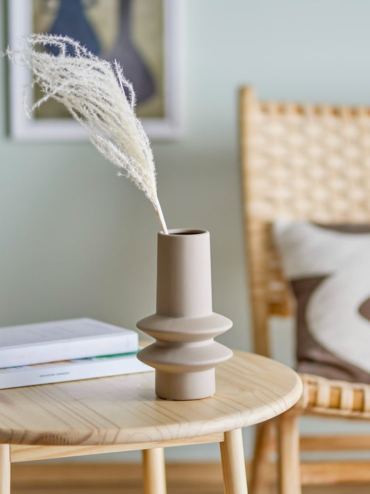 Vase nature gris/beige