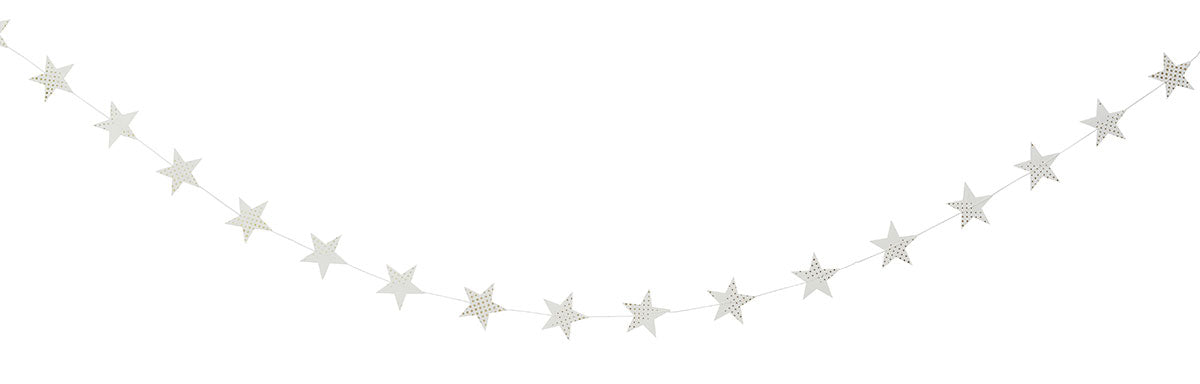 Guirlande en papier étoile
