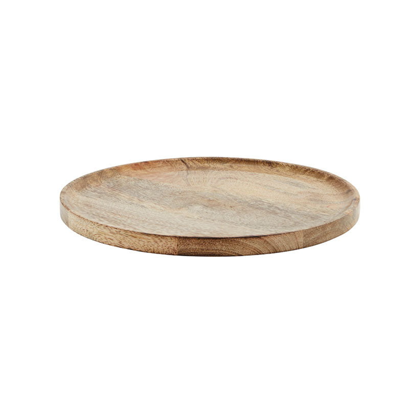 Assiette en bois de manguier (diamètre 35cm)