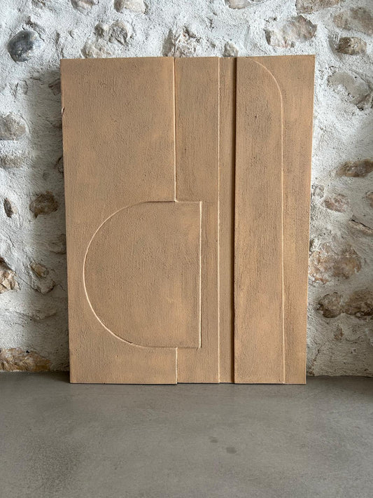 Tableau 3D York Mocha 60x80cm