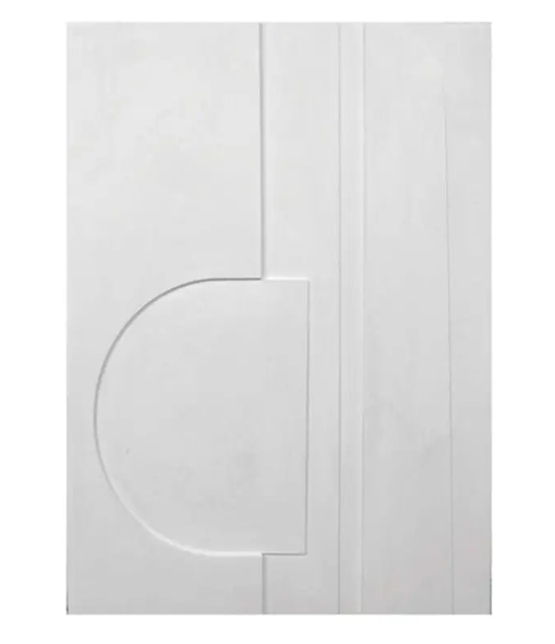 Tableau 3D York Blanc 60x80cm
