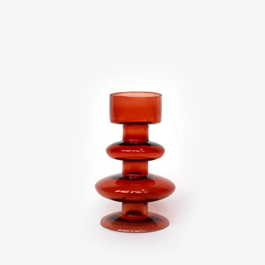 Photophore rouge bordeaux